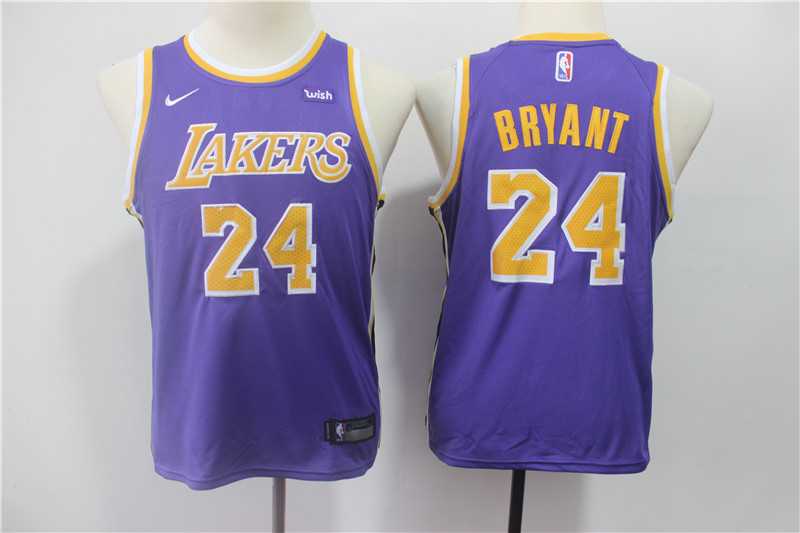 Youth Lakers 24 Kobe Bryant Purple 2018 19 Nike Swingman Jersey,We sell and wholesale Youth Lakers 24 Kobe Bryant Purple 2018 19 Nike Swingman Jersey on line form chian!